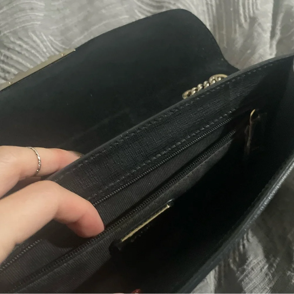 Furla Julia Saffiano Leather Chain Shoulder Bag - Picture 3 of 3
